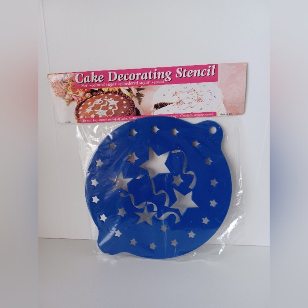 Unopened Star Cake Decorating Stencil Kitchen Baking‎ Accessories